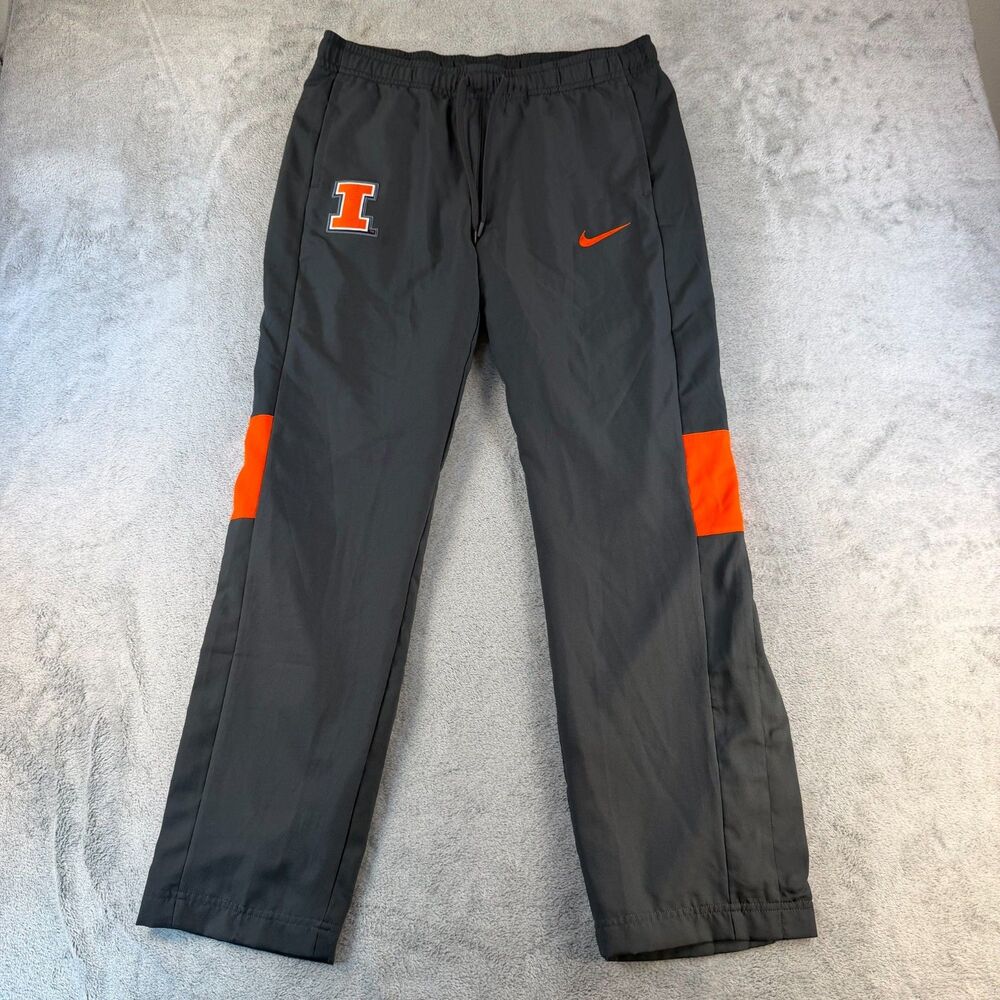 Vintage 2001 Nike Illinois Fighting Illini Breakaway Snap Pants Mens M NCAA Team